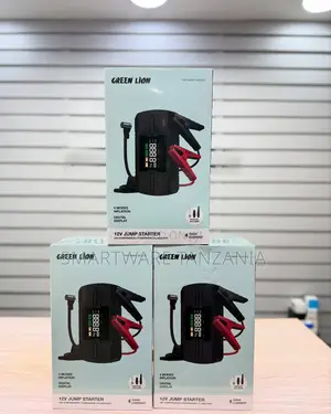 12v Jump Starter With Air Compressor - Portable Emergency Kit