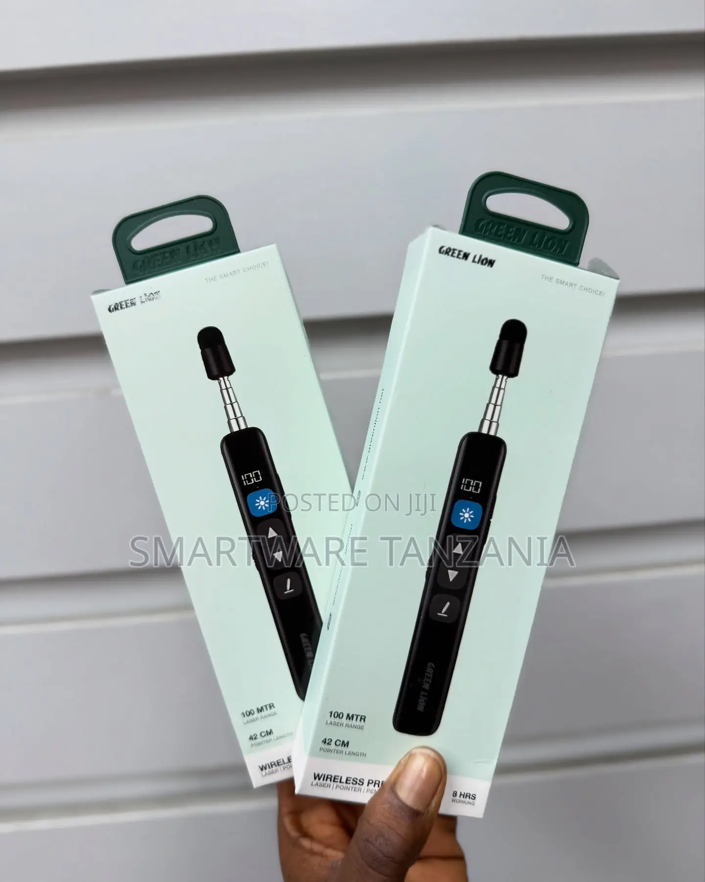 Wireless Presenter Remote - 100m Range Laser Pointer By Green Lion