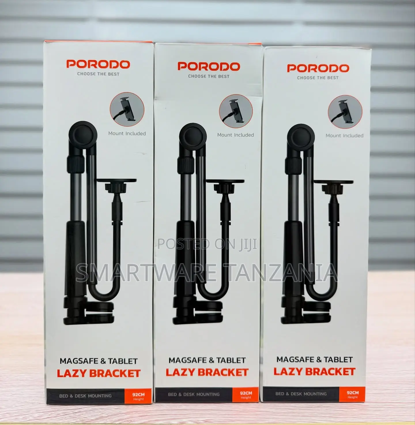 Porodo Magsafe Tablet Lazy Bracket - 92cm Bed Desk Mount