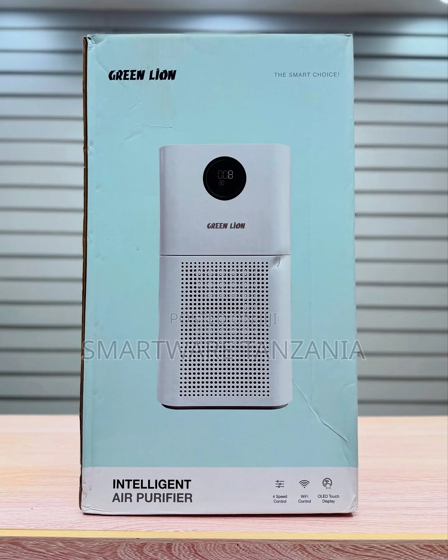 Green Lion Intelligent Air Purifier - Wifi Control Oled Display