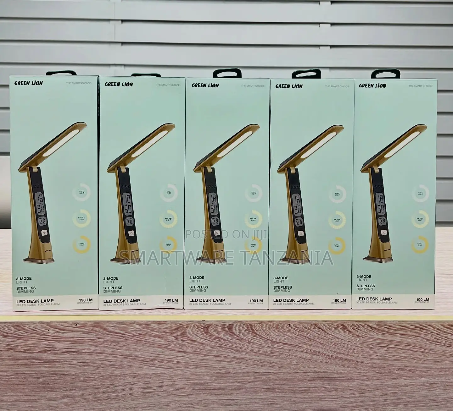 Green Lion Led Desk Lamp - Stepless Dimming 3 Color Modes
