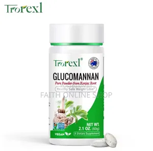 Trorexl Glucomannan 100 Tablets Healthy Weight Loss Appetite Control