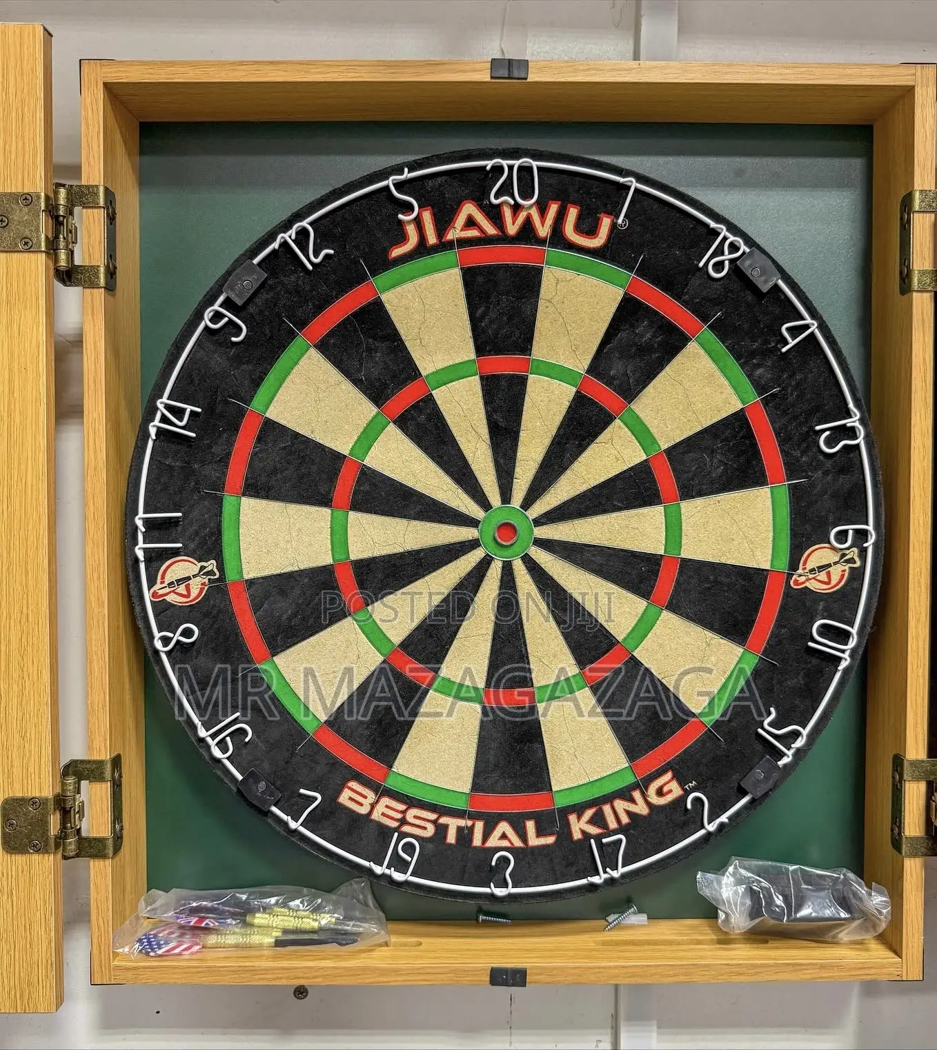 Darts Board With Cabinet