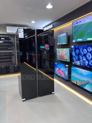 Hisense Side by Side Refrigerator Black 529ltrs