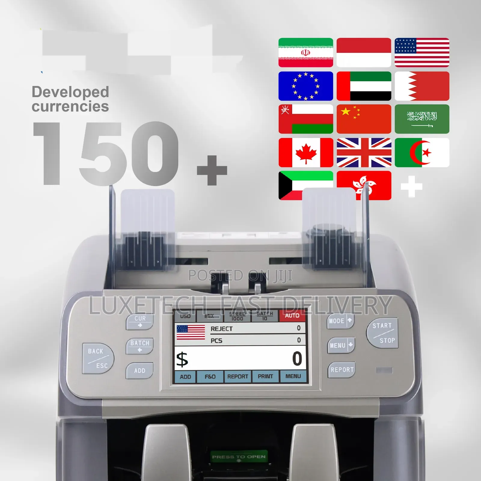 Digi-Max Dg-925 High-Speed Money Counting Machine With Touch Display