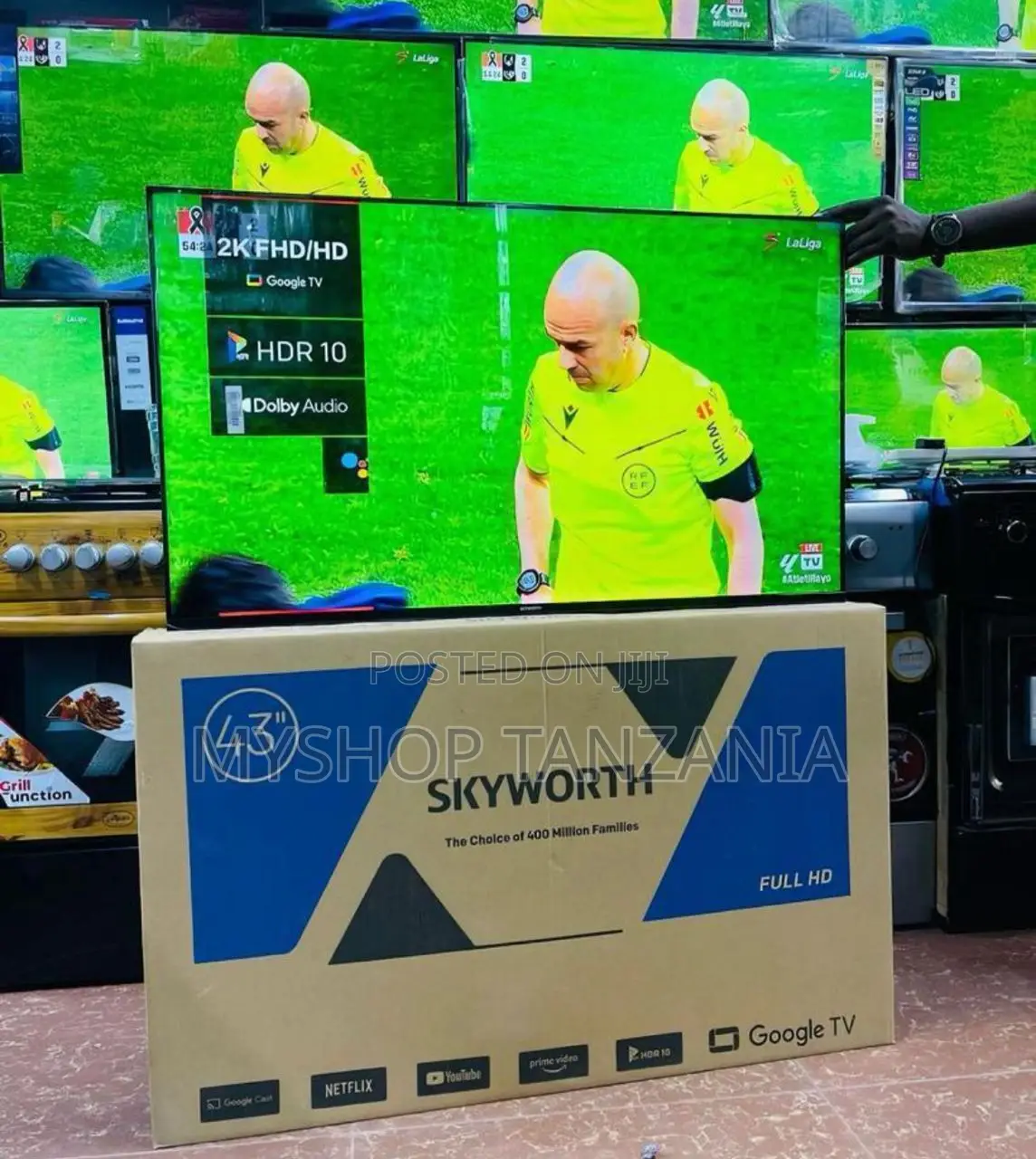 43 Inch Skyworth Smart Tv With Bluetooth New