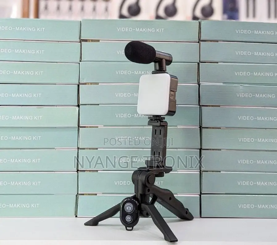 Video Kit (Mic ,Light ,Holder Table Tripod )