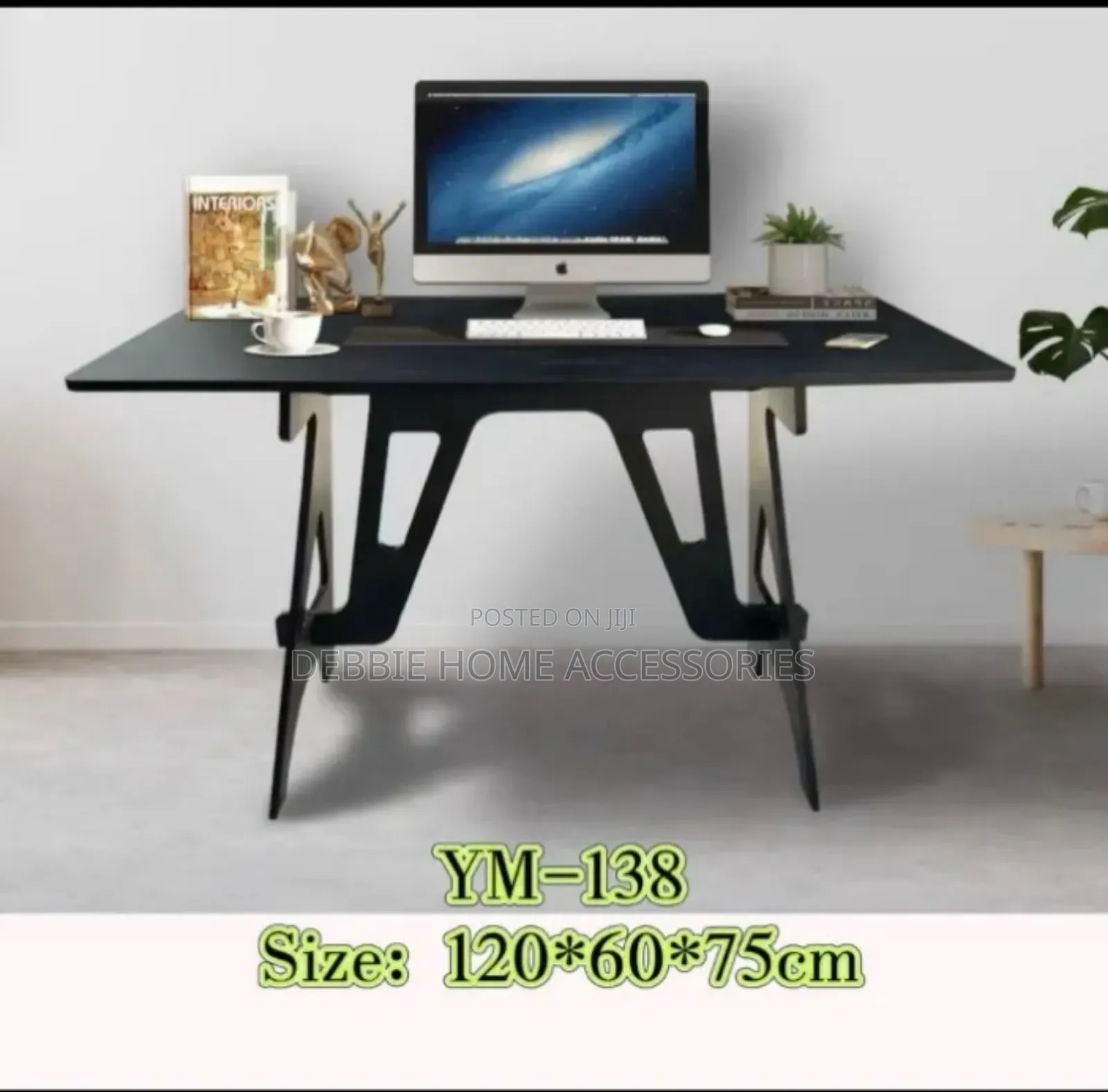 Black Computer Desk-Model Ym-138.
