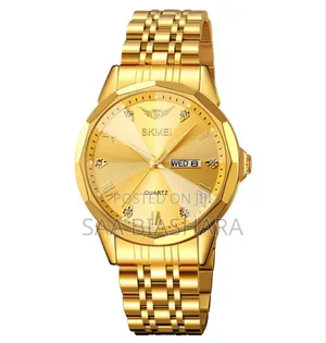 Skmei 9268 Gold Water Resistant