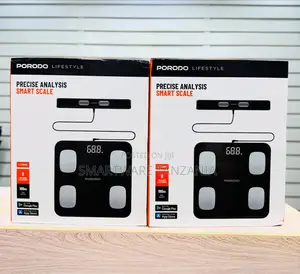 Porodo Smart Scale 180kg Precise Analysis 8 Metrics App Compatible