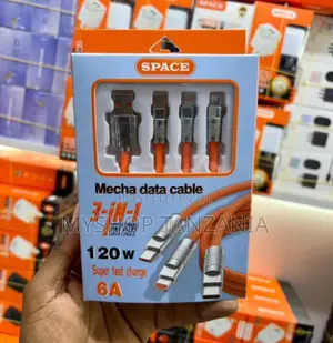 Space Mecah Data Cable 3 in 1 120w 6a