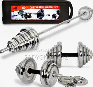 50kg Dumbbell With Barbell