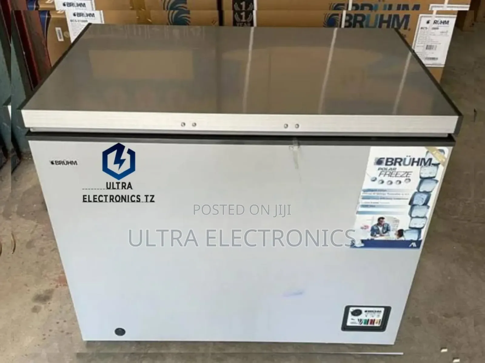 Bruhm Chest Freezer Bora 262liters Powerful Compressor