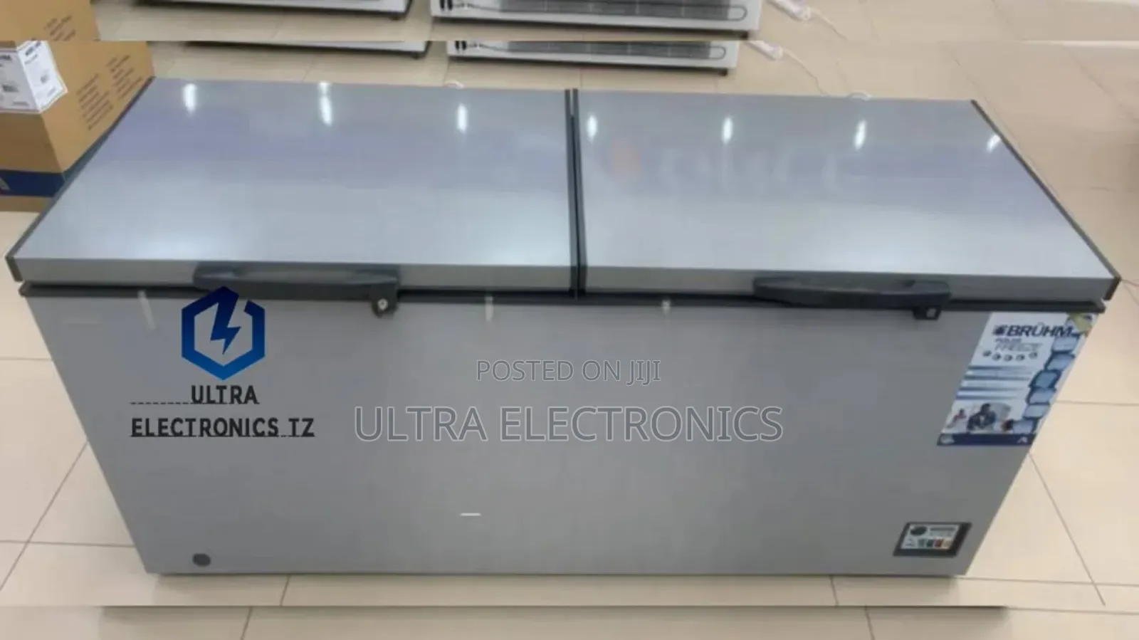 Bruhm Chest Freezer Bora Na Imara :2 Doors With Handle/ Ina Mshikio