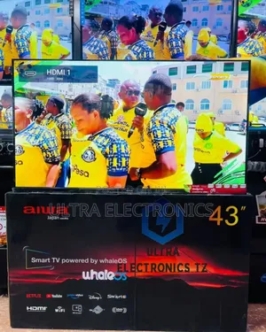 Aiwa Smart Frameless Tv 43 Inch With Youtube,
 Wifi
 Hdmi
 Usbport
