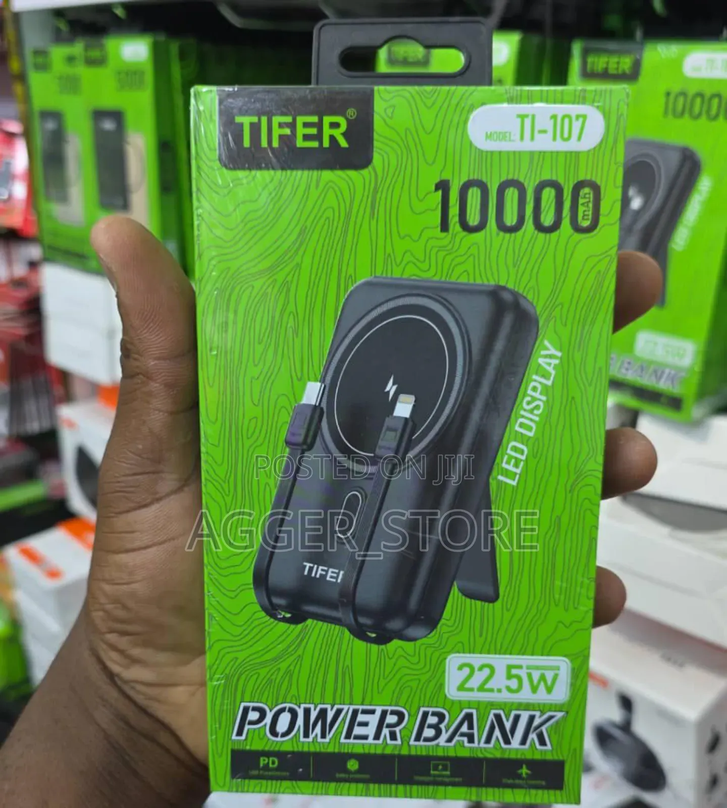 Tifer 10000mah Wireless Magsafe Powerbank 22.5watts