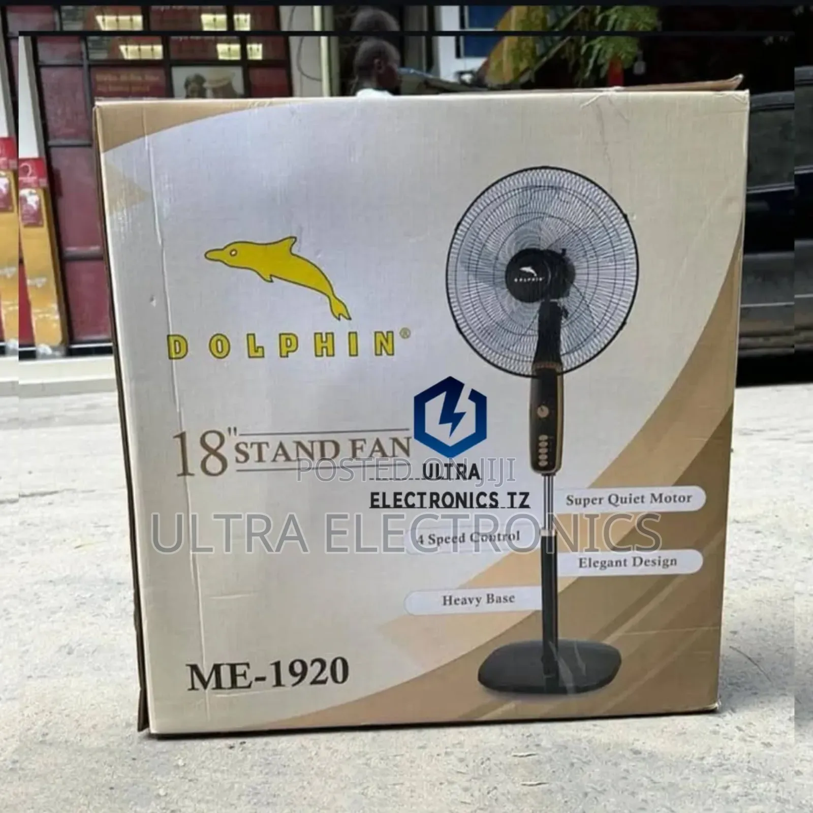 Original Dolphin Stand Fan 18"