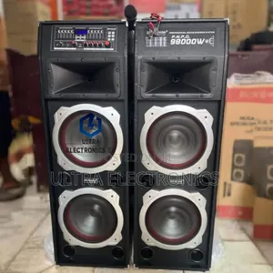 Aborder Professional Speakers Wireless Mic 98000w Strong Volume Ac/ Dc
