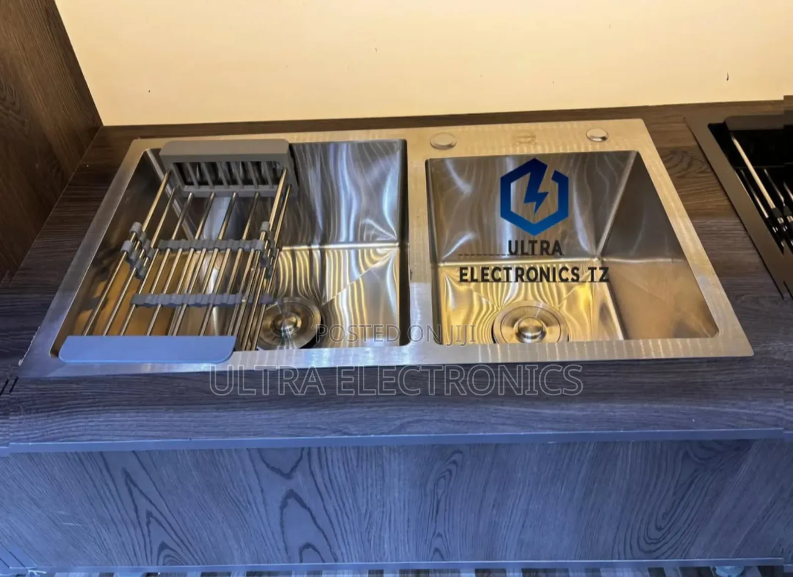 Homebase Kitchen Sink Stainless Steel
 Size :- 78 Kwa 43 Cm