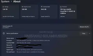 Desktop Computer 64GB Intel Core i7 HDD+SSD 2T