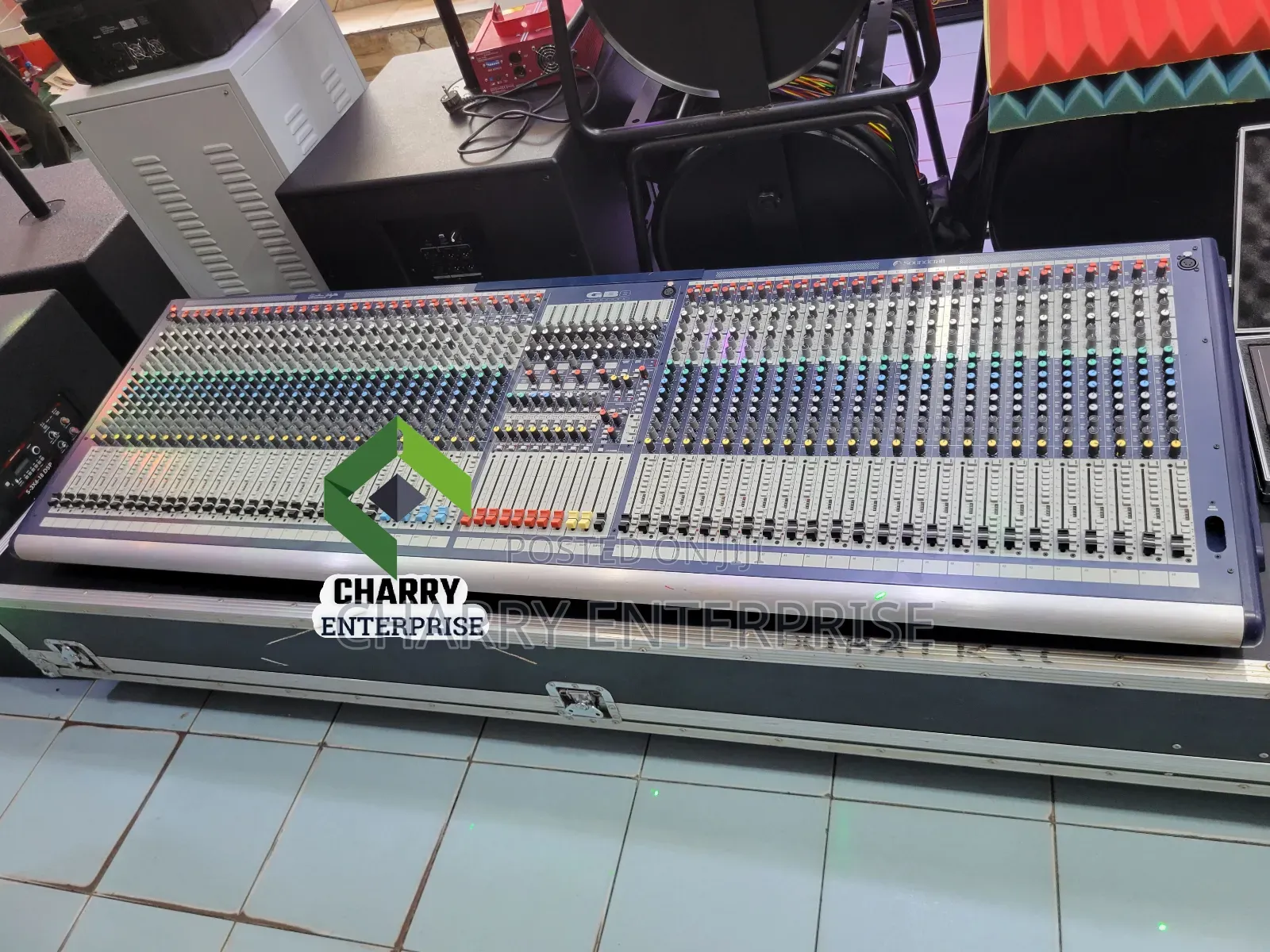 Gb8 Soundcraft Profesional Powerful Music Mixer 48ch Njia 48 With Case