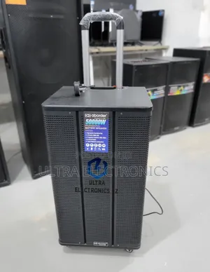 Aborder Portable Speaker Wireless Mic Spika Ya Kuchaji
50000w 12inch