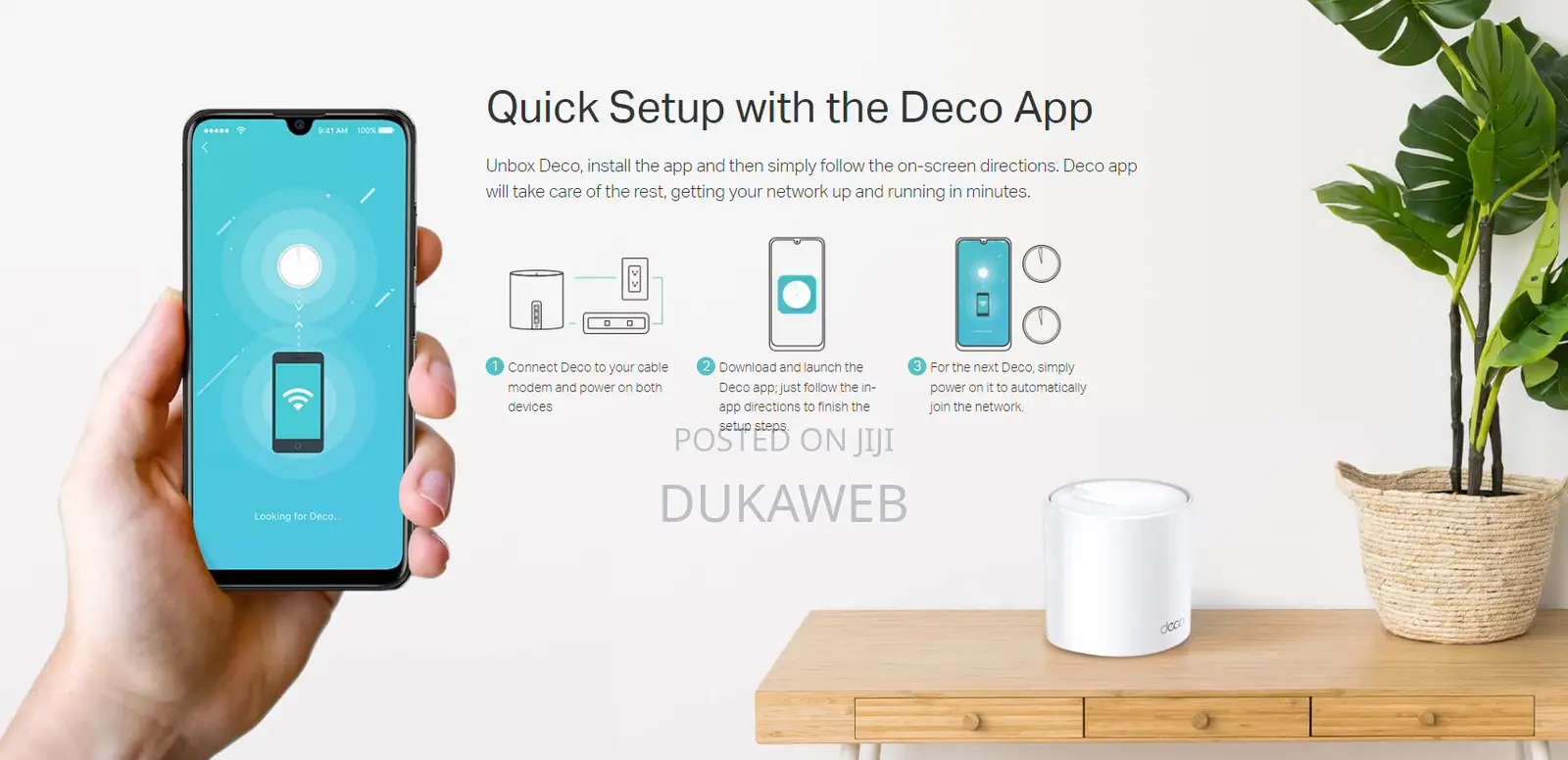 Tp-Link Decox50 Wi-Fi 6 Mesh System 3-Pack With Homeshield – Brand New