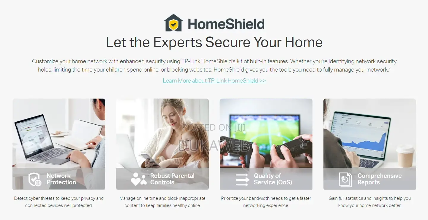Tp-Link Decox50 Wi-Fi 6 Mesh System 3-Pack With Homeshield – Brand New