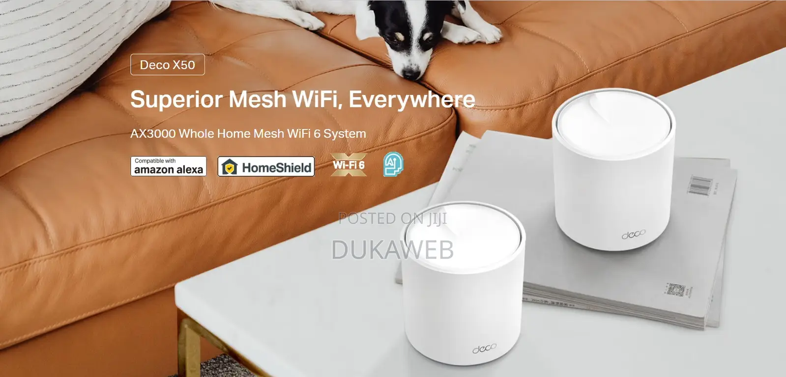 Tp-Link Decox50 Wi-Fi 6 Mesh System 3-Pack With Homeshield – Brand New