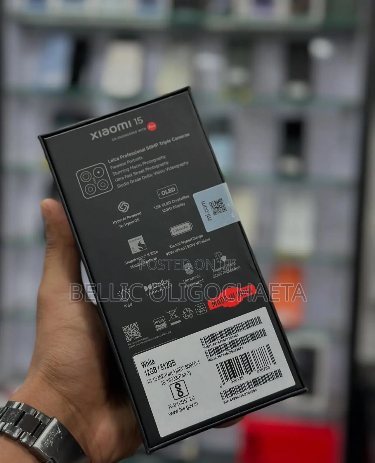 New Xiaomi 15 256 GB Black