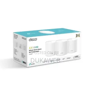 Tp-Link Decox10 Wi-Fi 6 Mesh System 3-Pack With Homeshield – Brand New