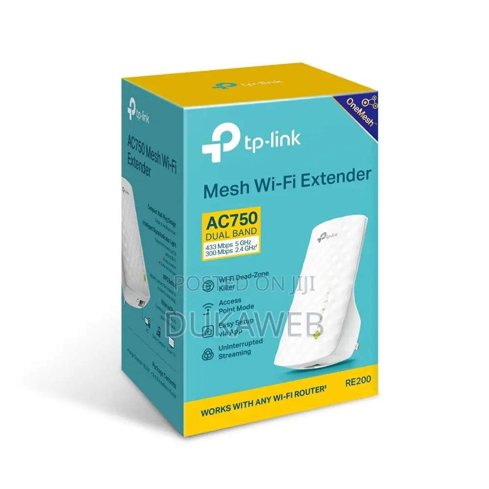 Tp-Link Re200 Ac750 Wi-Fi Range Extender – Brand New
