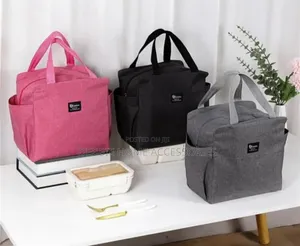 Insulated Lunch Cool Box Bag (Multi Colored)