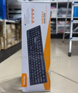 Meetion Wk841 Wireless Chocolate Keyboard