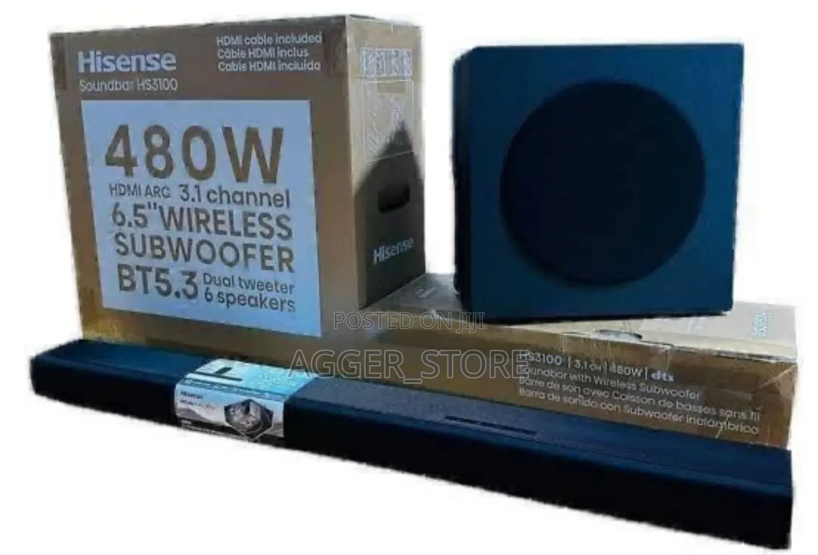 Hisense Soundbar 480w Brand New Sound Bar