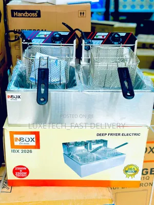 Inbox Electric Double Deep Fryer 12 Litres