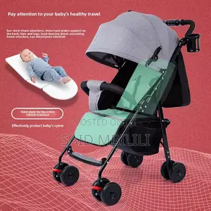 1pcs All Terrain Stroller, Equipped With Large Inflatable Tires Made