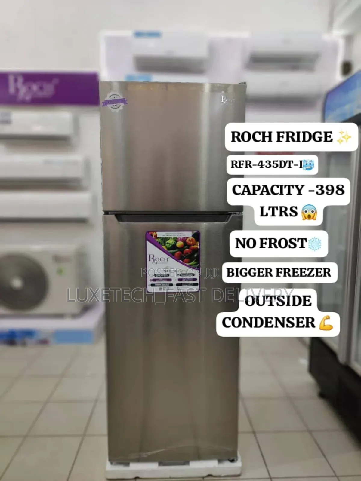 Roch Non-Frost Fridge 398 Litres
