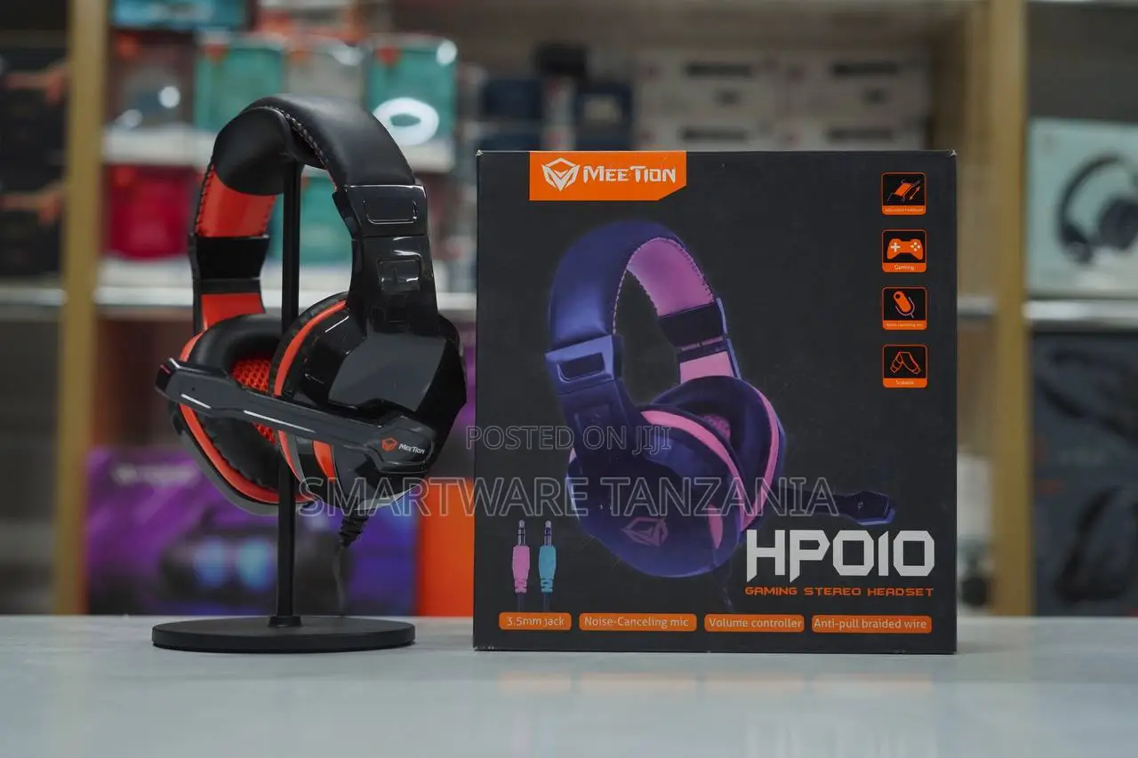 Meetion Gaming Headset Hp010 Wired Stereo Headphones Microphone Pc