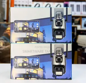 Dual Lens Security Camera Outdoor Wifi 8x Zoom Ptz Night Vision