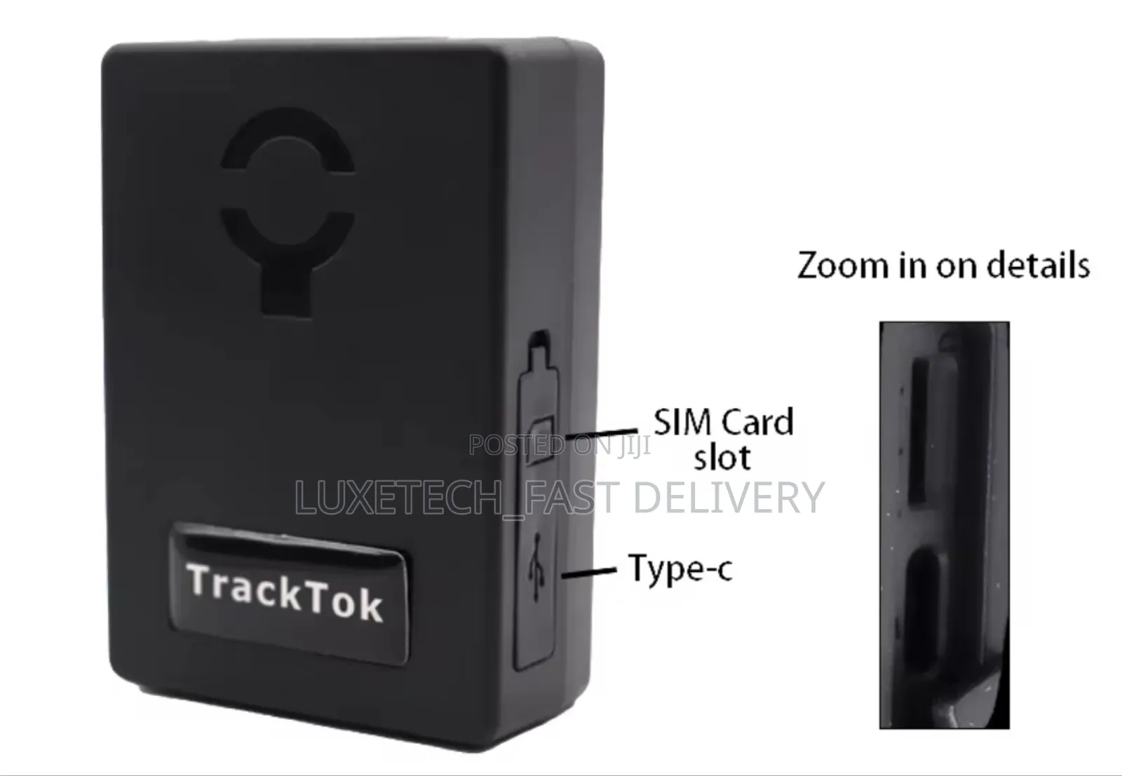 TrackTok CY02 Wireless Magnetic GPS Tracker With Anti-Removal Alarm