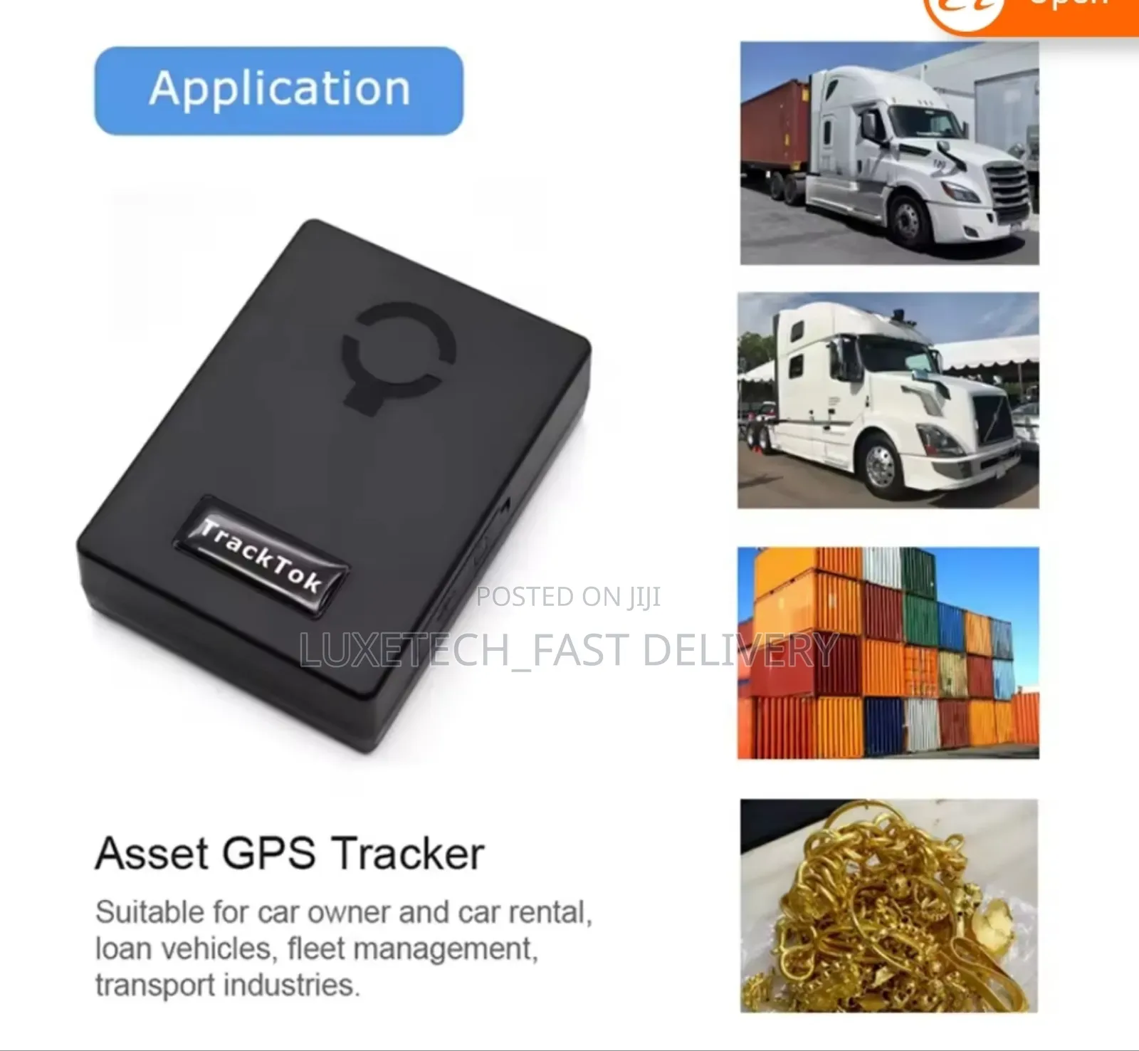 TrackTok CY02 Wireless Magnetic GPS Tracker With Anti-Removal Alarm