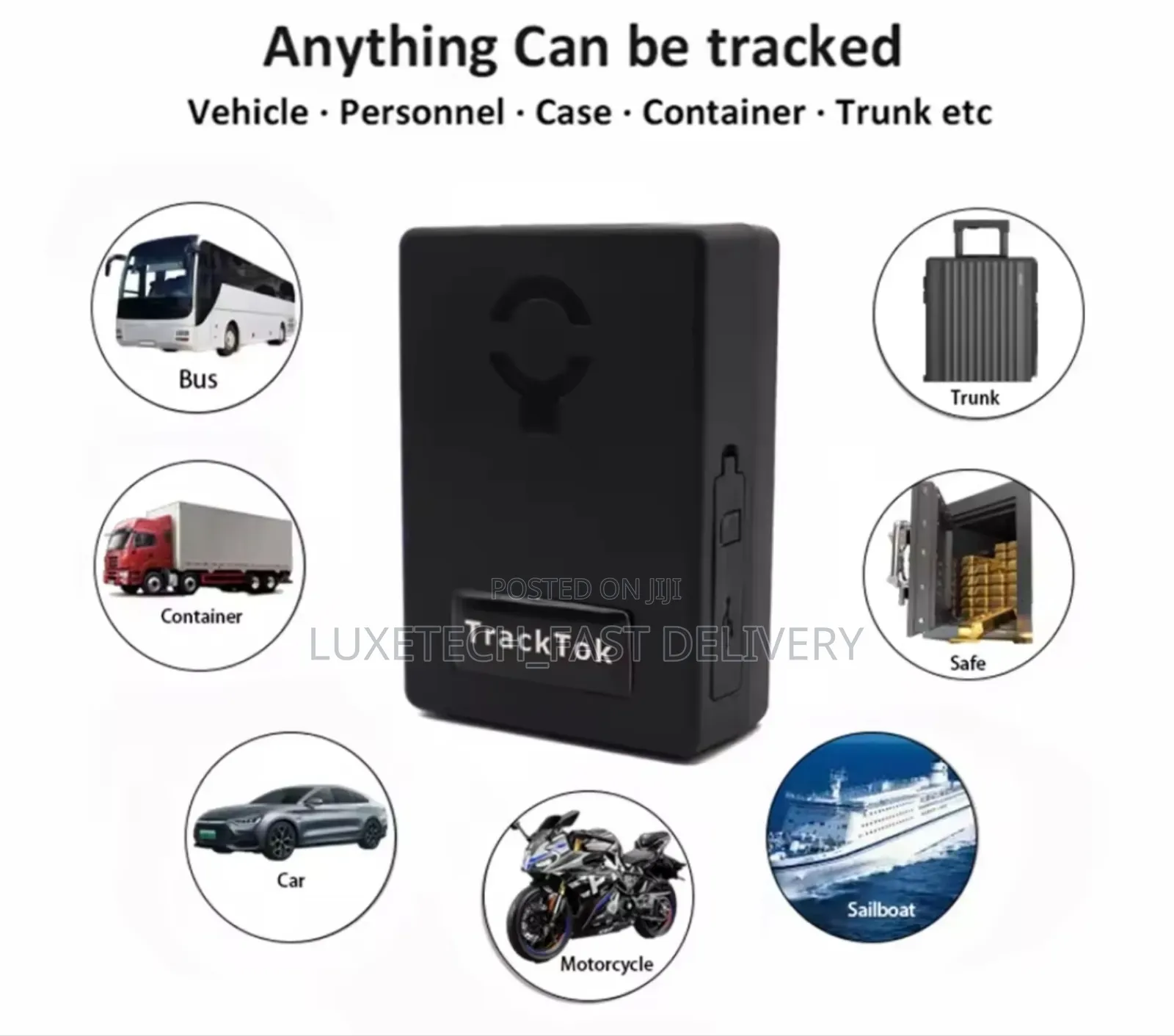 TrackTok CY02 Wireless Magnetic GPS Tracker With Anti-Removal Alarm