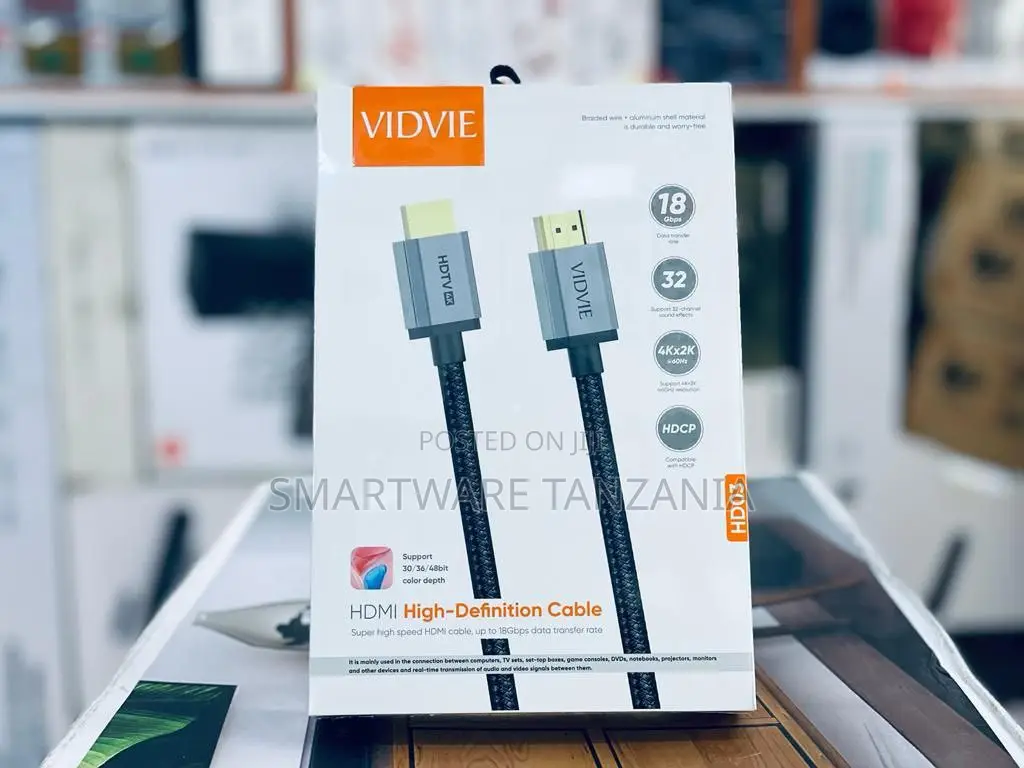 Vidvie Hdmi Cable Hdx1 18gbps High Speed 32 Channels 48bit