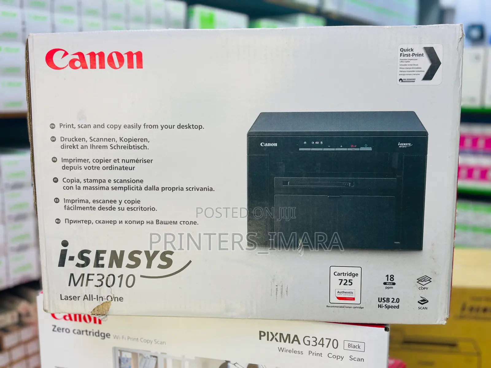 Canon Mf3010 – Laser All-in-One Power