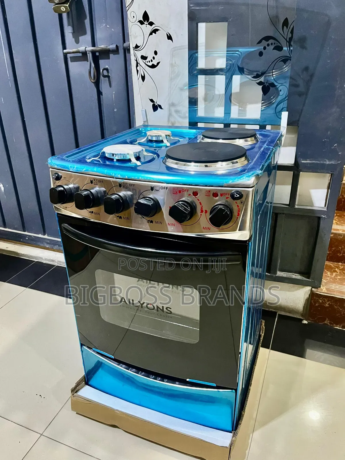 Ailyons Cooker 2 Gas
2 ElectricGas Oven
Size 50x50