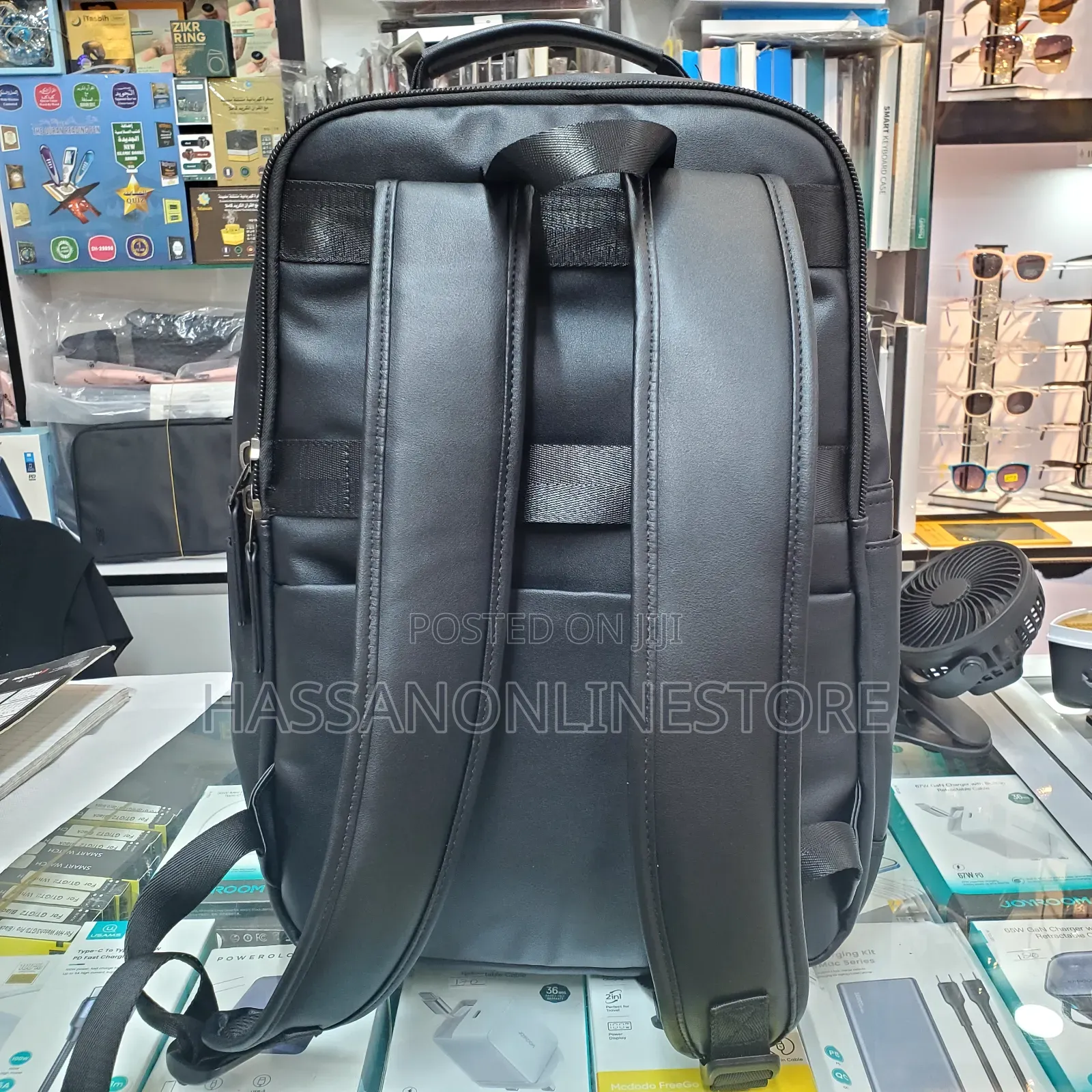 Faux Crocodile Leather Backpack