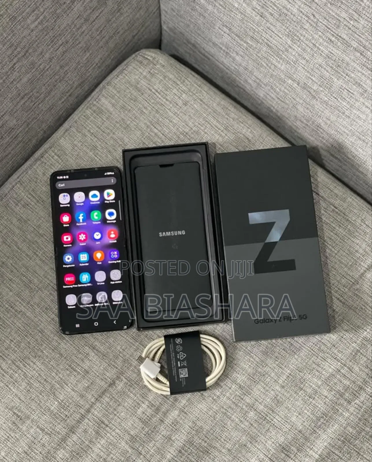 New Samsung Galaxy Z Flip 3 128 GB Black
