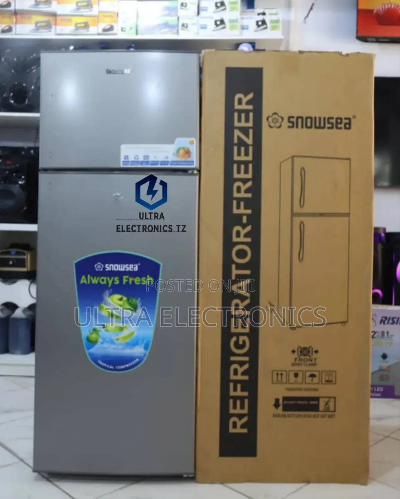 Snowsea Fridge Ya Silver 220litres