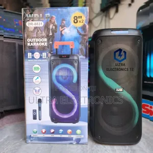 WDLR Powerful Portable Rechargeable Karaoke Speaker With Mic
